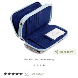 Vera Bradley , new with tags, cross body wallet/bag.